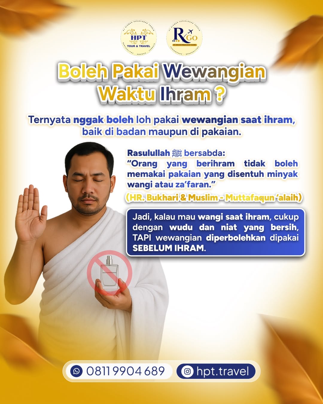 hpttourtravel-hukum-memakai-wewangian-saat-ihram