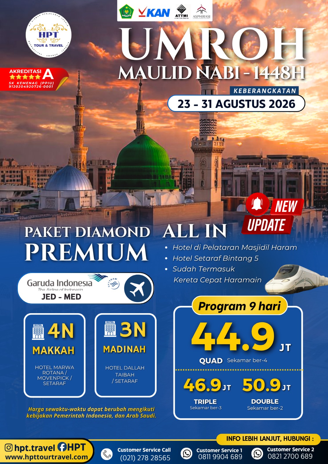 hpttourtravel-UMROH MAULID 1448H - PAKET DIAMOND