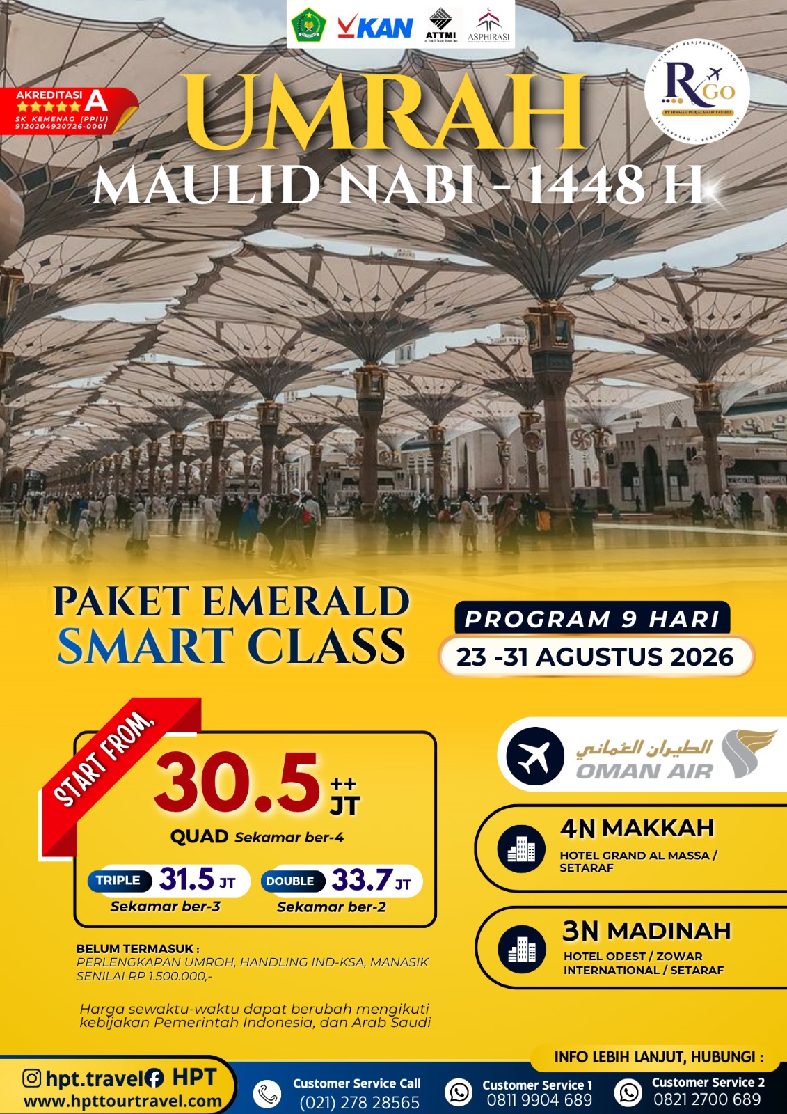 hpttourtravel-UMROH MAULID NABI SAW 1448H - PAKET EMERALD