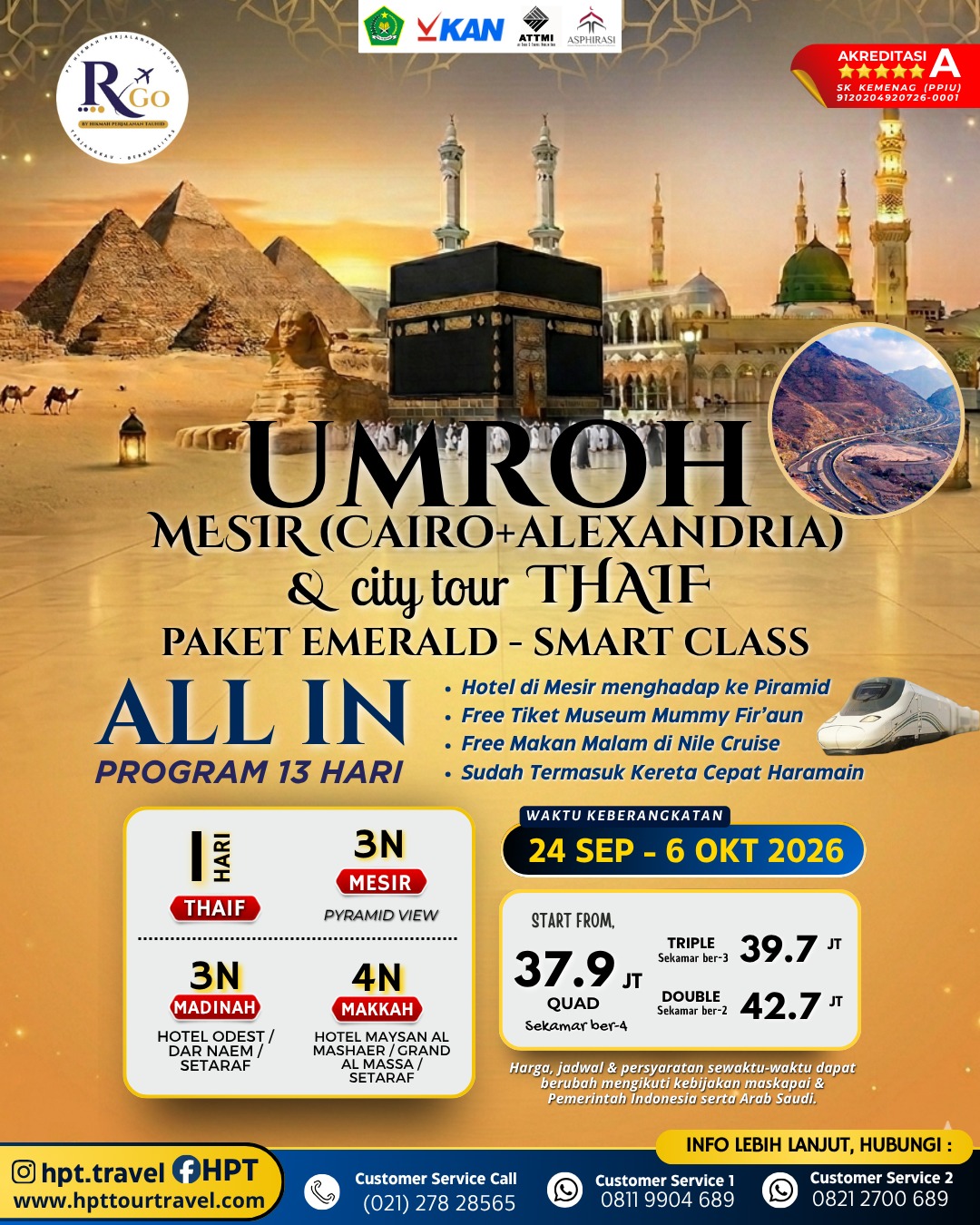 rgo-UMROH PLUS CAIRO+ALEXANDRIA PLUS CITY TOUR KOTA THAIF